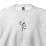 Skeleton Running with Coffee Sweatshirt