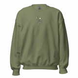 Skeleton Running with Coffee Sweatshirt