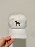Chocolate Lab AlphaDog Dad Cap