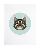 Cat  Custom Pet Portrait by Anne Green Design