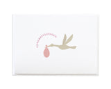 Stork Baby Card